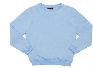Kids Jumper:Skye Blue