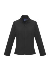 Womens Apex Softshell Jacket-Black 